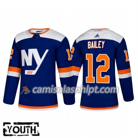 Camisola New York Islanders Josh Bailey 12 Adidas 2018-2019 Alternate Authentic - Criança